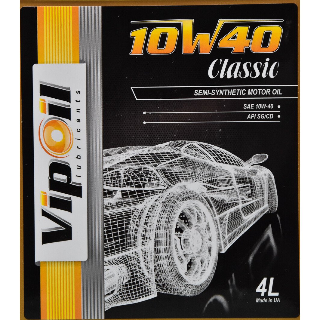 Моторное масло VIPOIL Classic 10W-40 4 л на Citroen C6