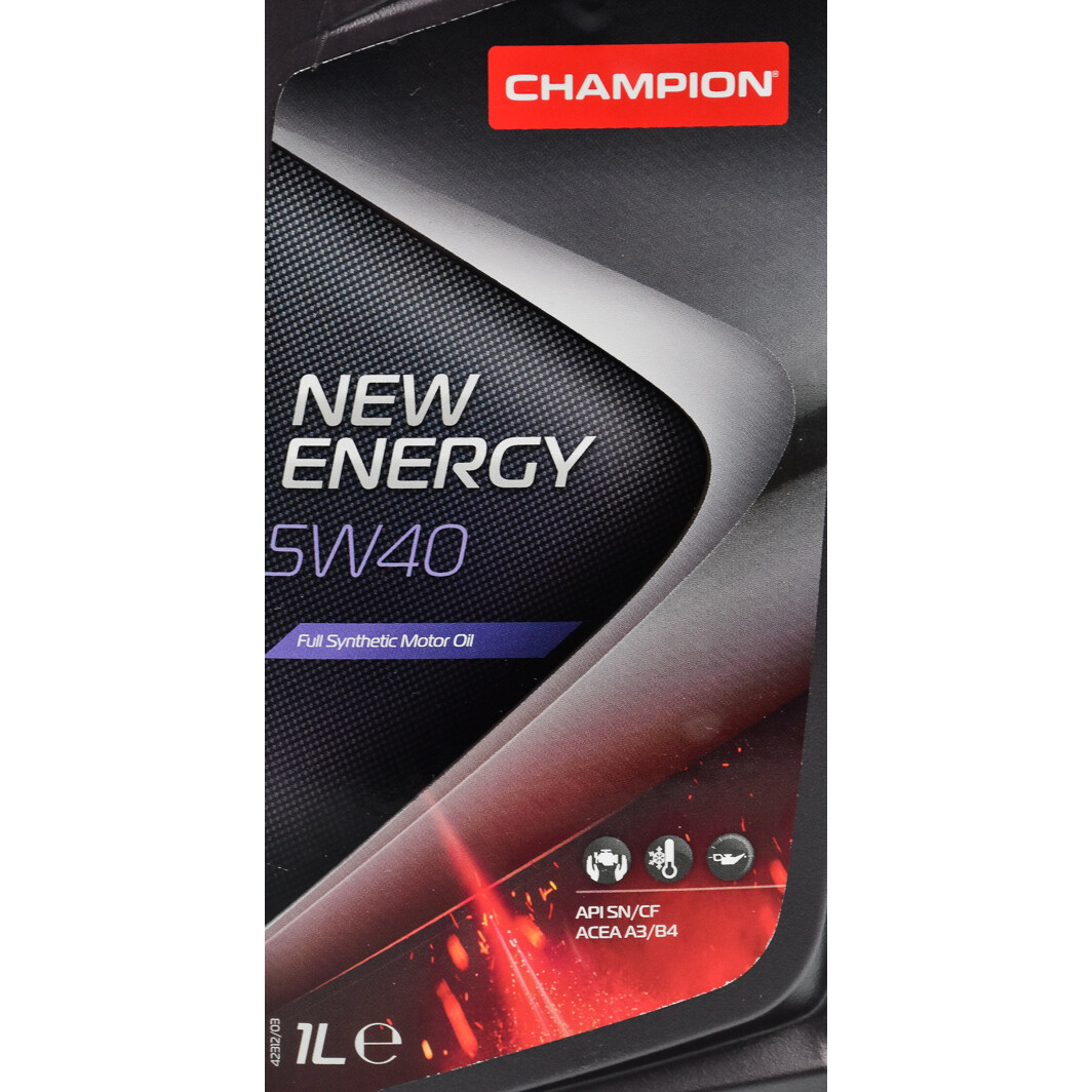 Моторна олива Champion New Energy 5W-40 1 л на Suzuki Alto