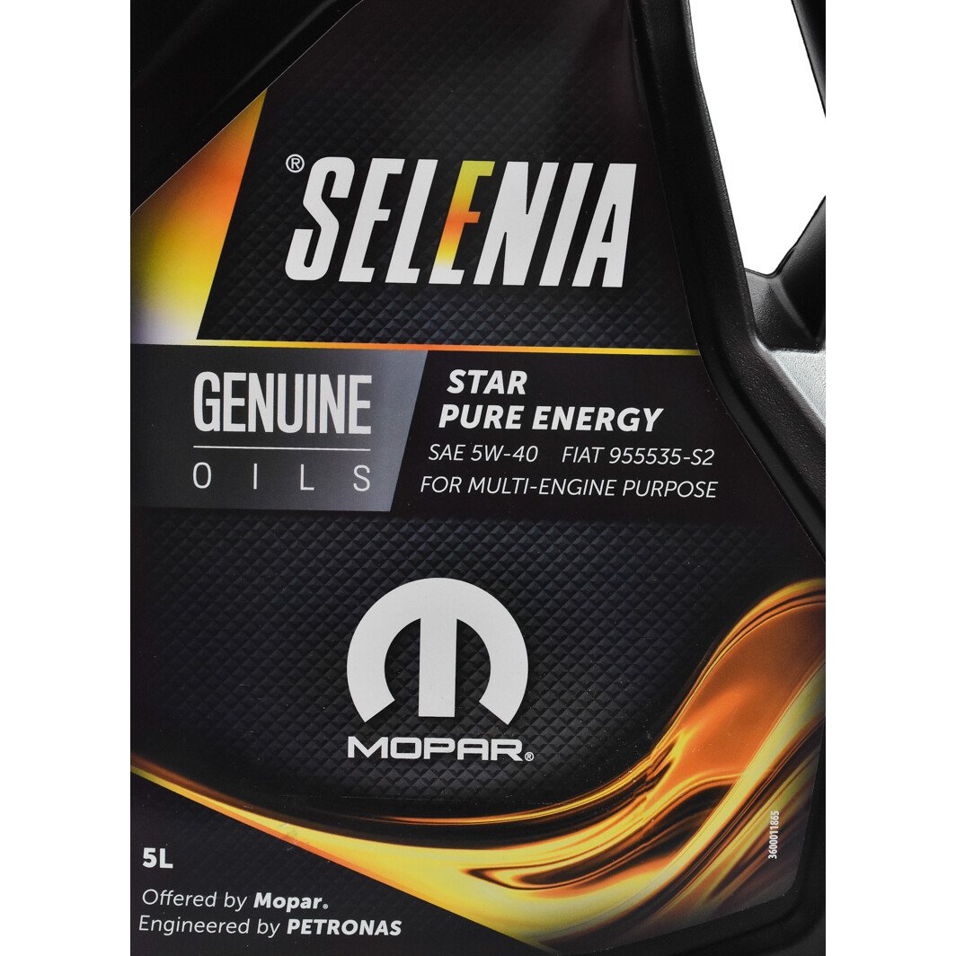 Petronas Selenia Star Pure Energy 5W-40 (5 л) моторное масло 5 л