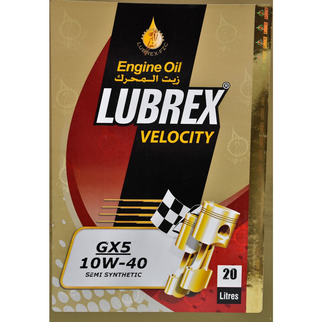 Моторна олива Lubrex Velocity GX5 10W-40 20 л на Mazda MX-5