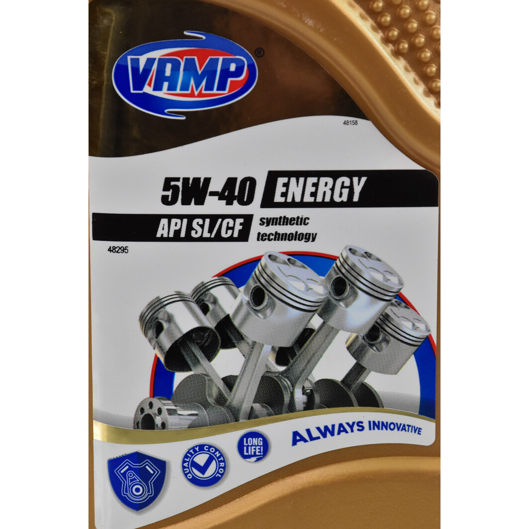 Моторное масло VAMP Energy 5W-40 1 л на Hyundai Equus