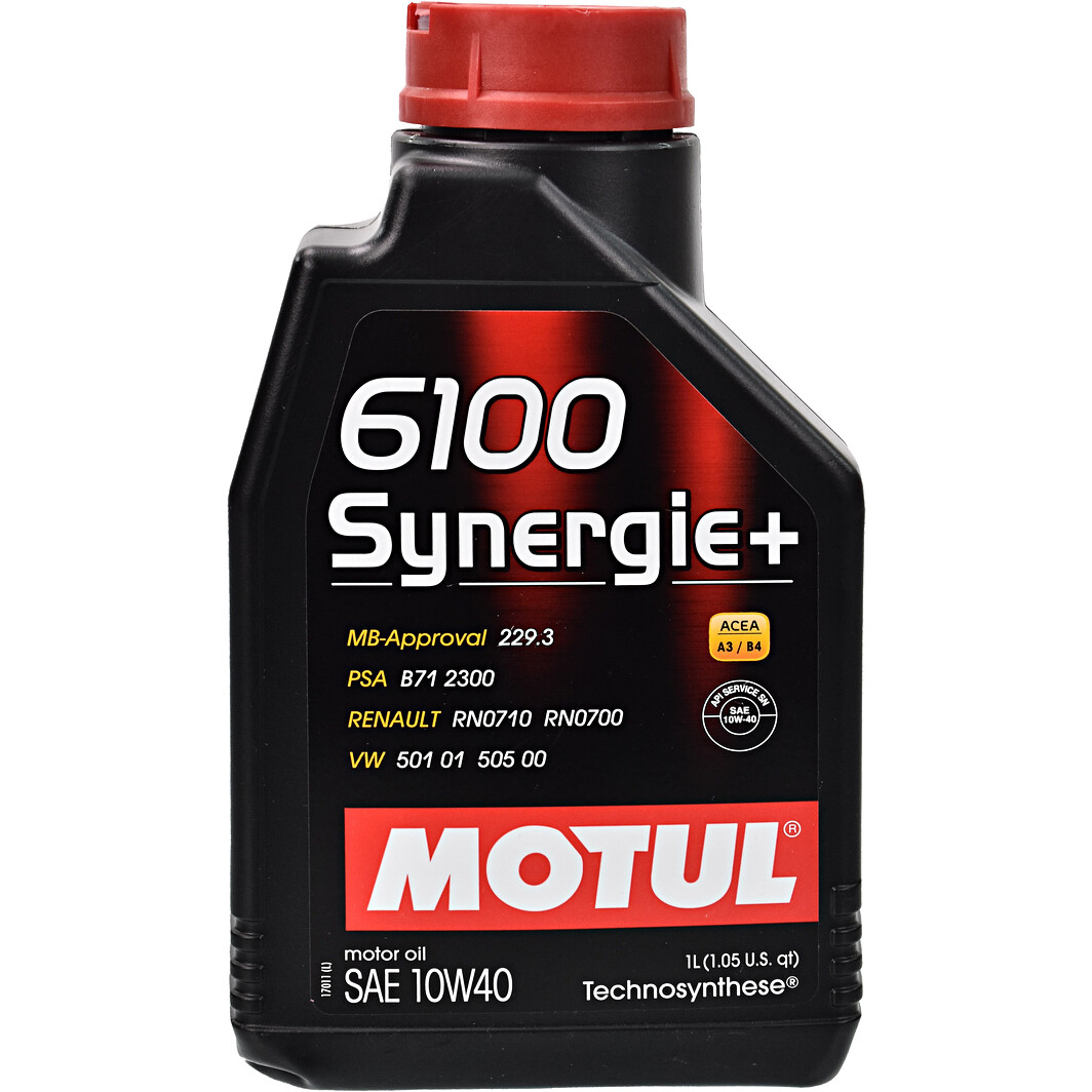 Моторна олива Motul 6100 Synergie+ 10W-40 1 л на Toyota RAV4
