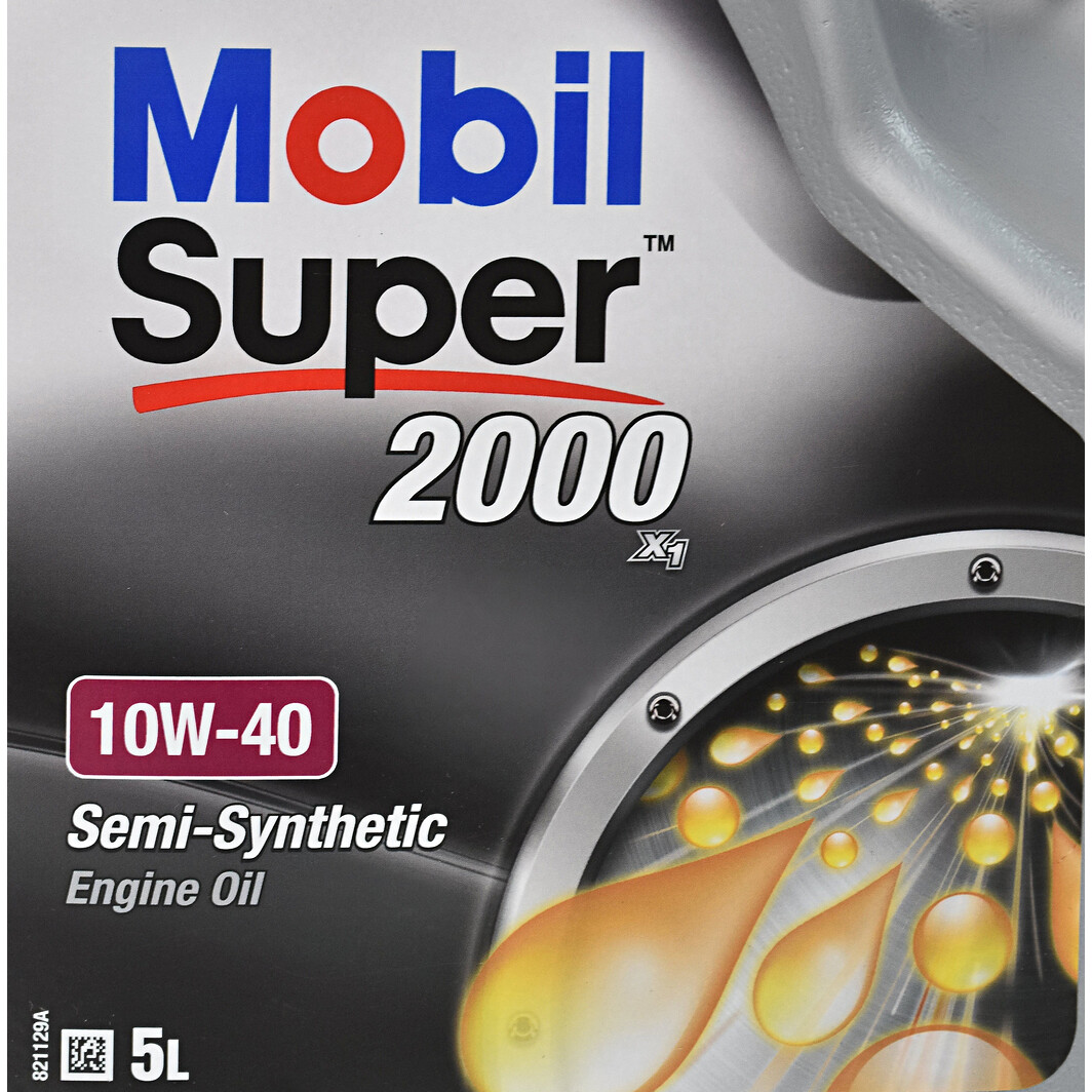 Моторное масло Mobil Super 2000 X1 10W-40 5 л на Renault Kangoo