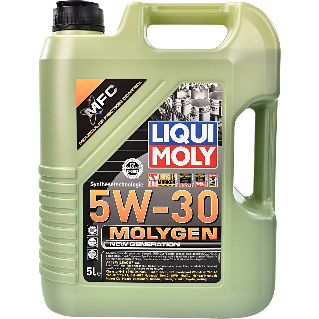 Моторное масло Liqui Moly Molygen New Generation 5W-30 5 л на Infiniti EX