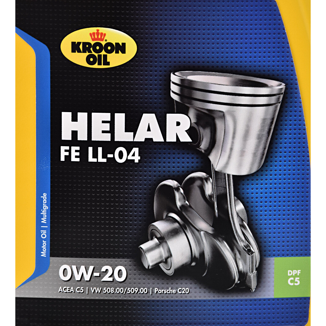 Моторна олива Kroon Oil Helar FE LL-04 0W-20 1 л на Volvo V40