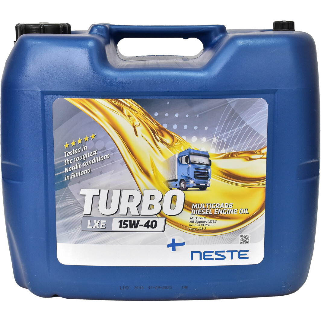 Моторное масло Neste Turbo LXE 15W-40 20 л на Chrysler Crossfire
