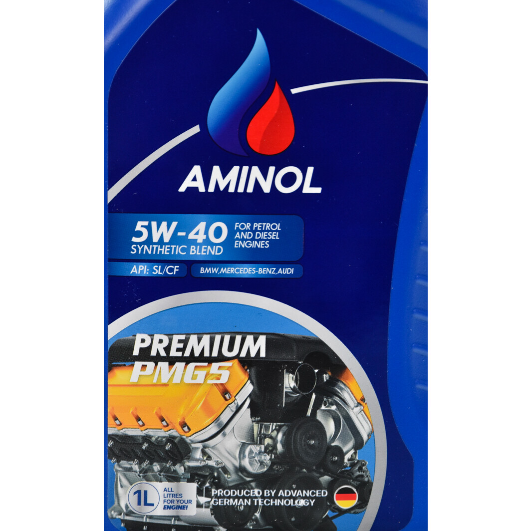 Моторное масло Aminol Premium PMG5 5W-40 1 л на Toyota Yaris