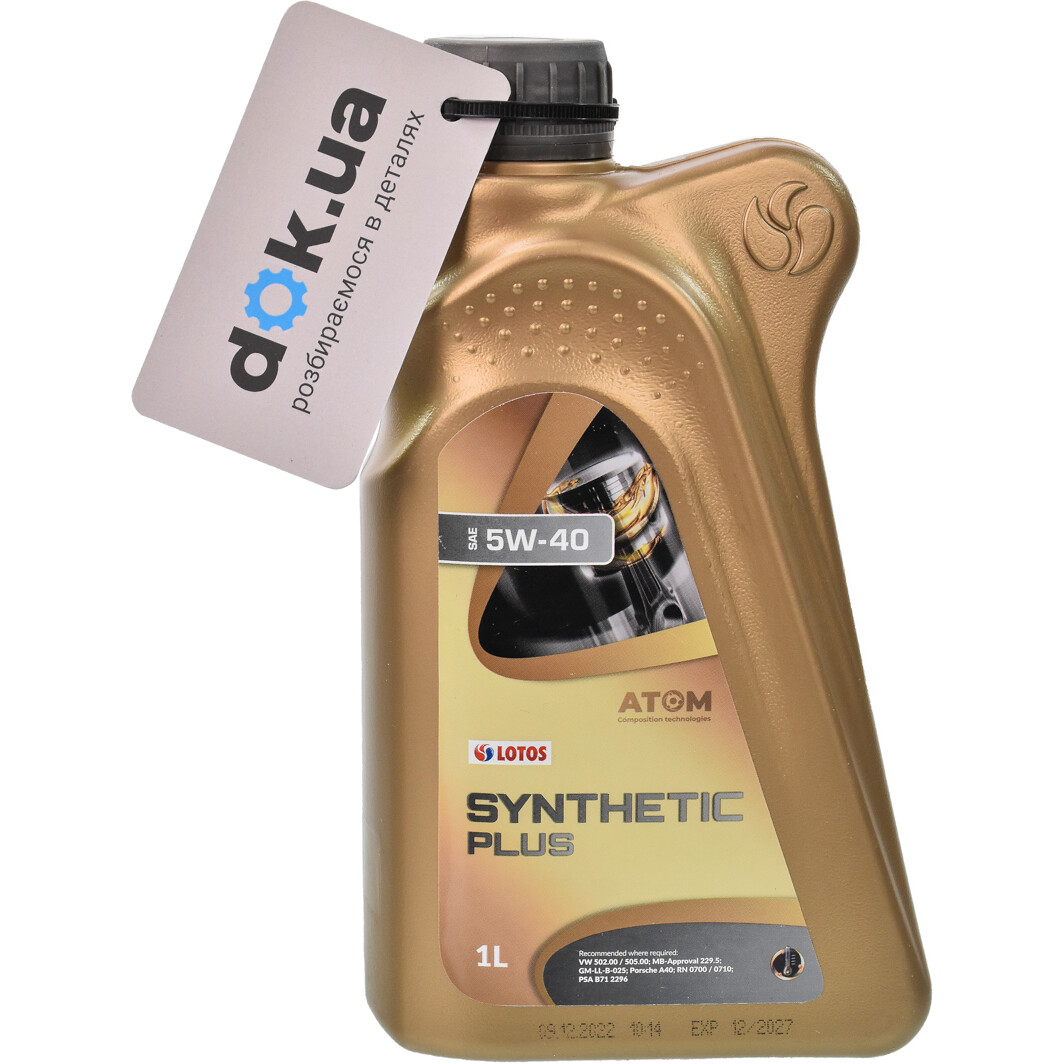 Моторна олива LOTOS Synthetic Plus 5W-40 1 л на Renault 21