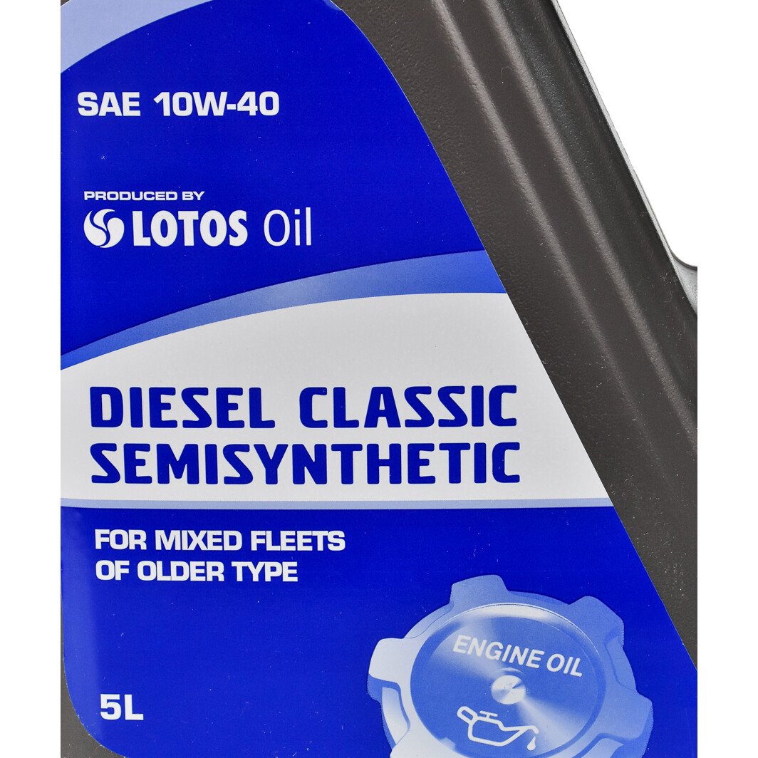 Моторна олива LOTOS Diesel Classic Semisyntic 10W-40 5 л на Mitsubishi L200