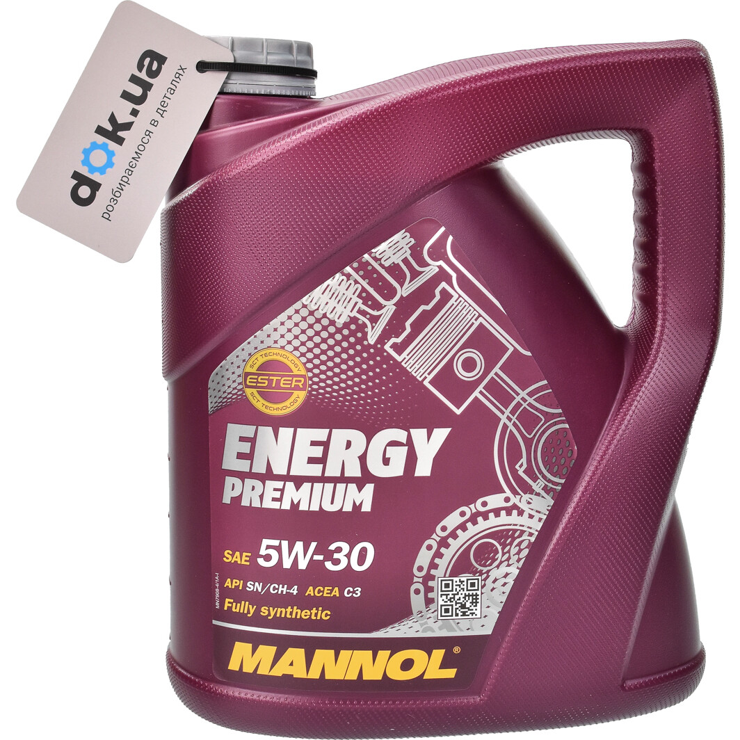 Моторна олива Mannol Energy Premium 5W-30 4 л на SAAB 900