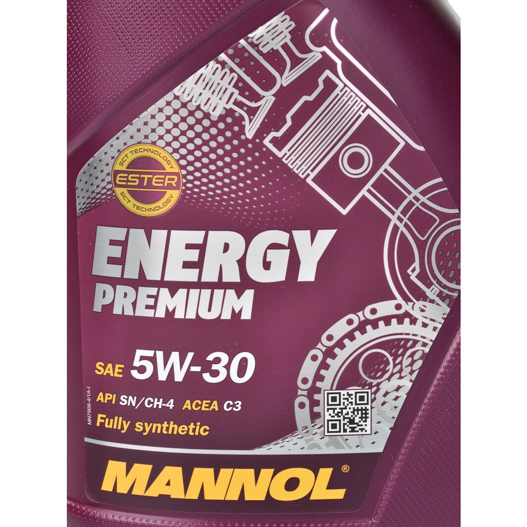 Моторна олива Mannol Energy Premium 5W-30 4 л на Fiat Cinquecento