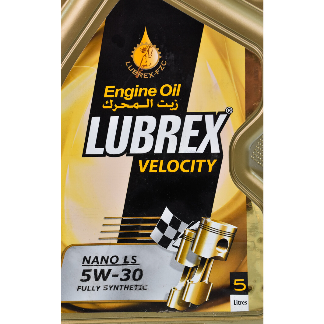 Моторное масло Lubrex Velocity Nano LS 5W-30 5 л на Chevrolet Malibu