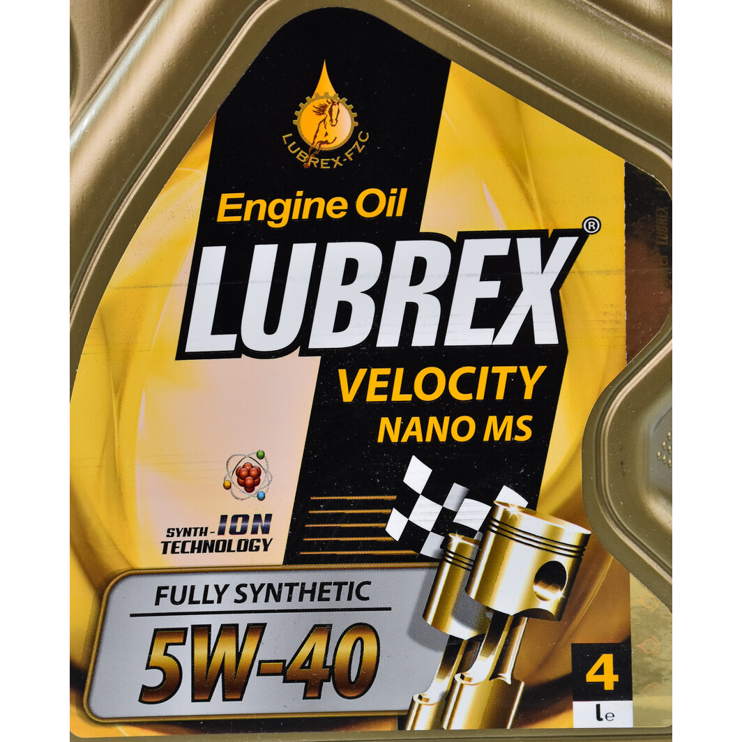 Моторное масло Lubrex Velocity Nano MS 5W-40 4 л на Ford Fusion