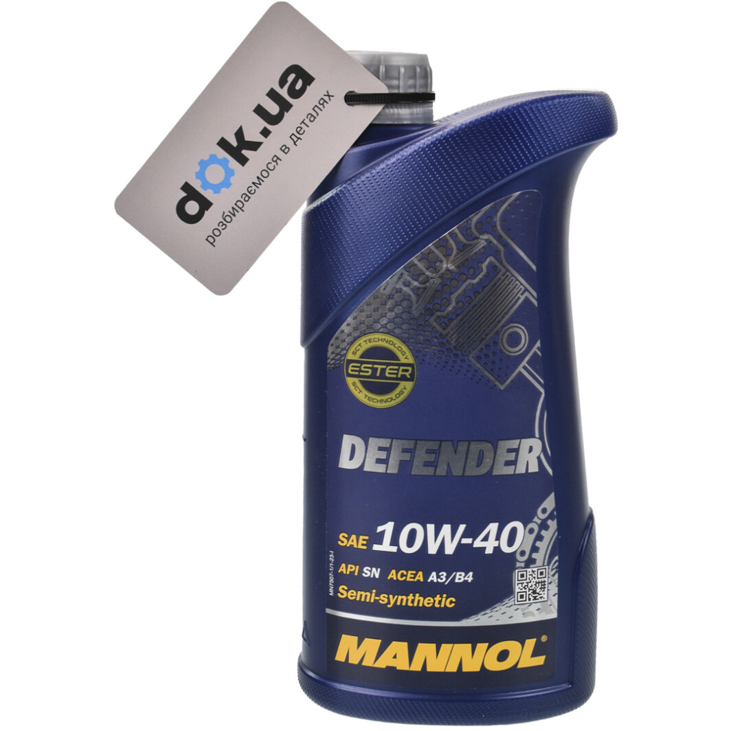 Моторное масло Mannol Defender 10W-40 1 л на Ford Mustang