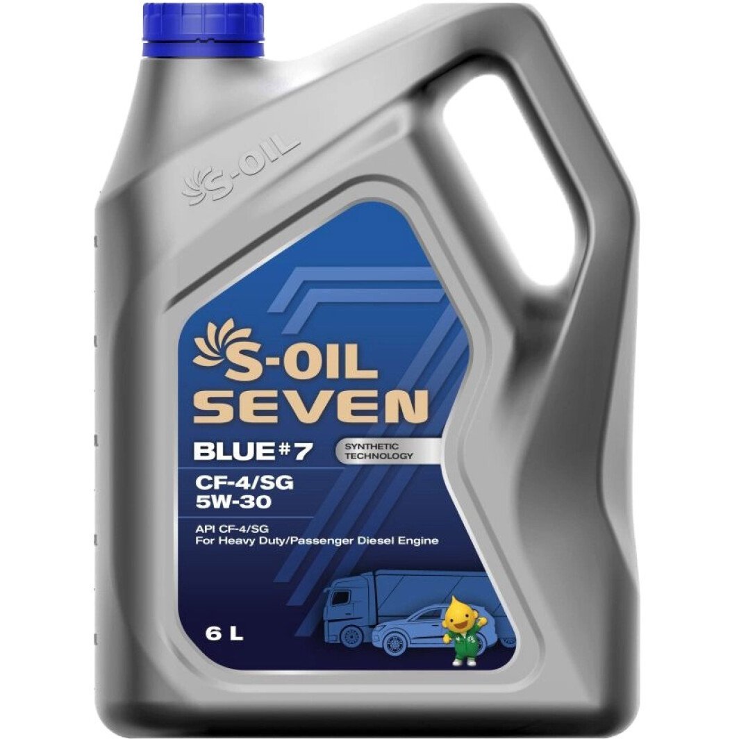 Моторна олива S-Oil Seven Blue #7 CF-4/SG 5W-30 6 л на Chevrolet Evanda