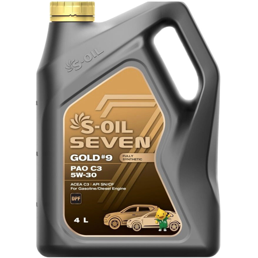 Моторна олива S-Oil Seven Gold #9 PAO C3 5W-30 4 л на Mitsubishi Grandis