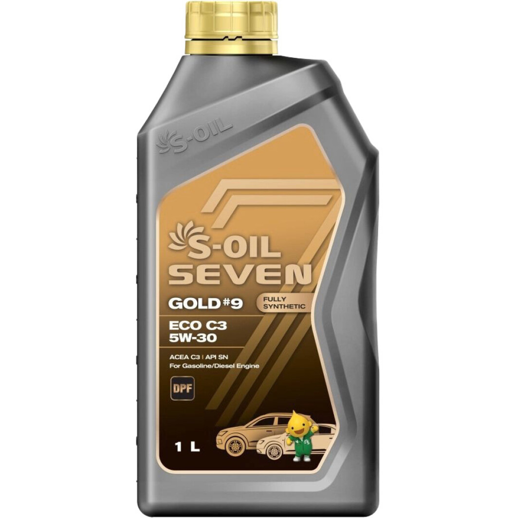 Моторное масло S-Oil Seven Gold #9 ECO C3 5W-30 1 л на Dacia Duster