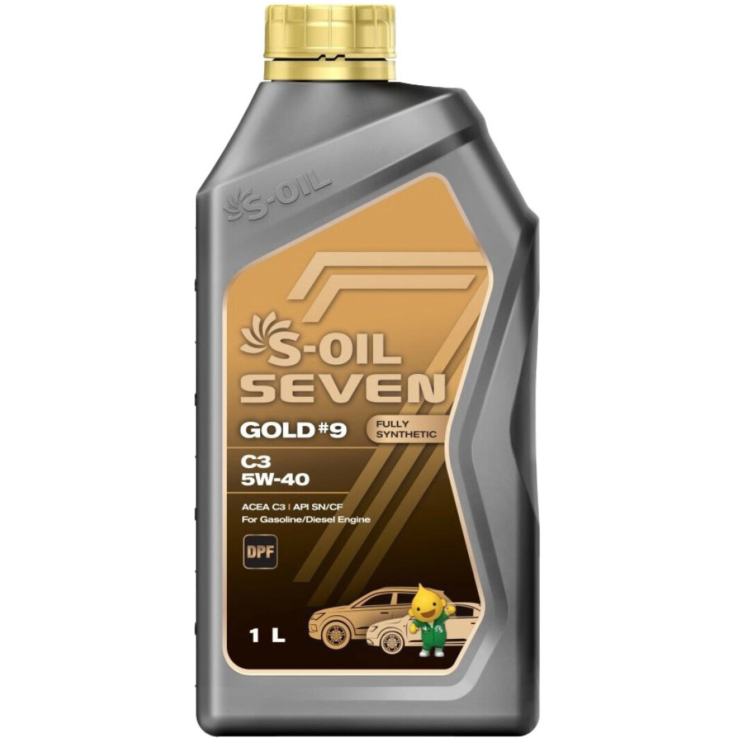 Моторна олива S-Oil Seven Gold #9 C3 5W-40 1 л на Chrysler Crossfire