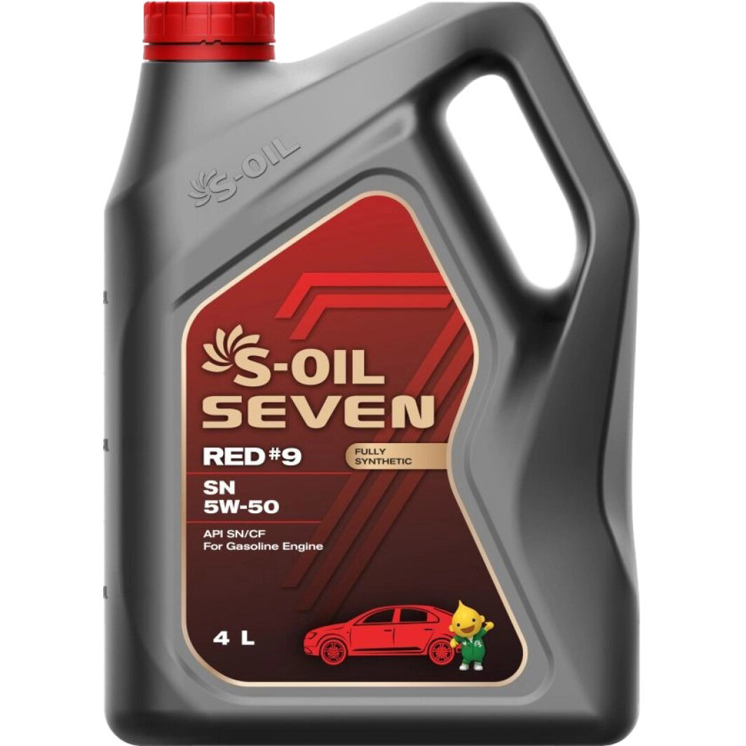 Моторное масло S-Oil Seven Red #9 SN 5W-50 4 л на Suzuki X-90