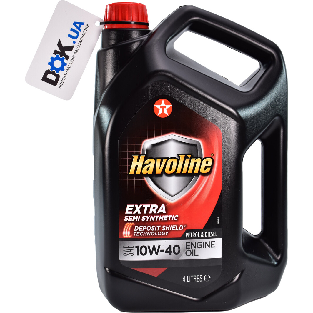 Моторна олива Texaco Havoline Extra 10W-40 4 л на Ford Ranger