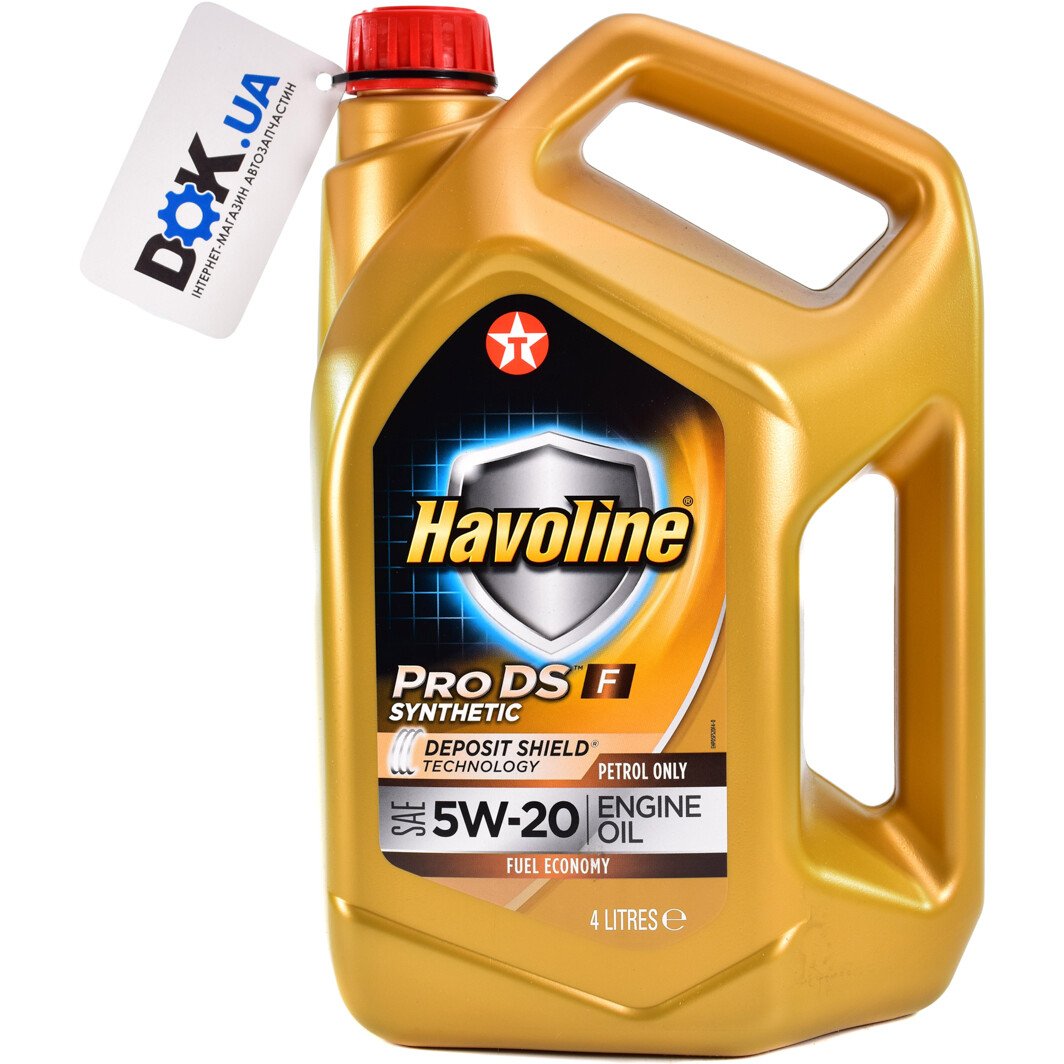 Моторное масло Texaco Havoline ProDS F 5W-20 4 л на Chevrolet Matiz