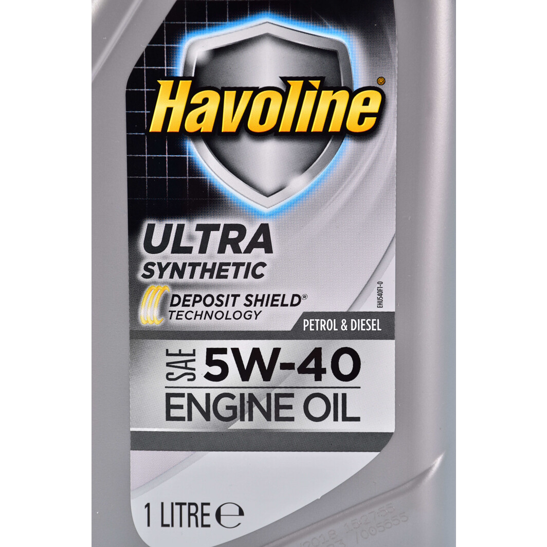 Моторное масло Texaco Havoline Ultra 5W-40 1 л на Chevrolet Matiz