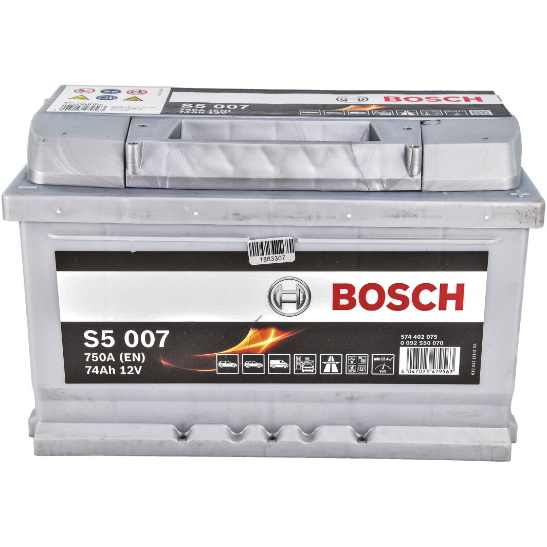 Аккумулятор Bosch 6 CT-74-R S5 Silver Plus 0092S50070: купить