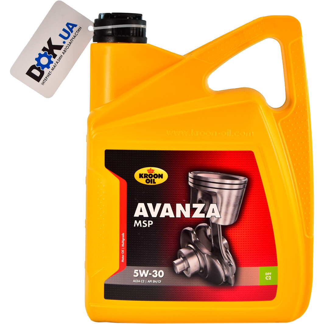 Моторна олива Kroon Oil Avanza MSP 5W-30 для Chevrolet Nubira 5 л на Chevrolet Nubira