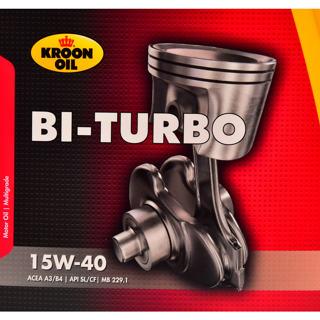 Моторное масло Kroon Oil Bi-Turbo 15W-40 5 л на Peugeot 107
