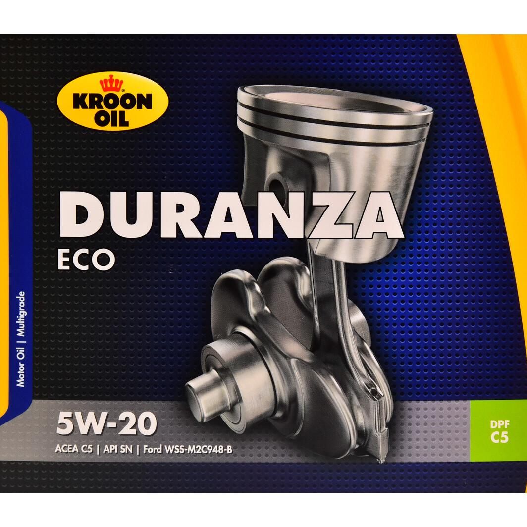 Моторное масло Kroon Oil Duranza ECO 5W-20 5 л на Fiat Bravo