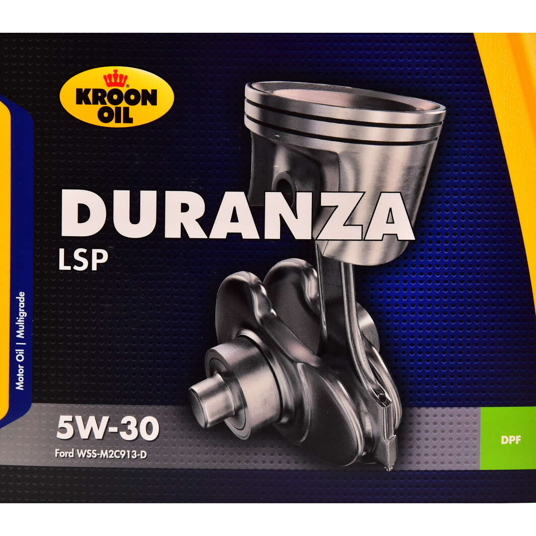 Моторное масло Kroon Oil Duranza LSP 5W-30 для Mazda 2 5 л на Mazda 2