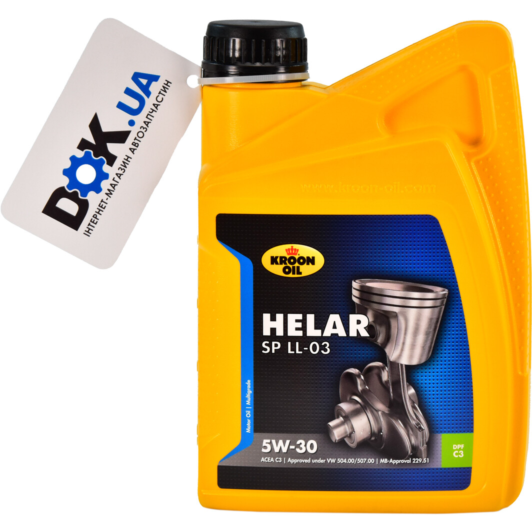 Моторна олива Kroon Oil Helar SP LL-03 5W-30 1 л на Fiat Cinquecento