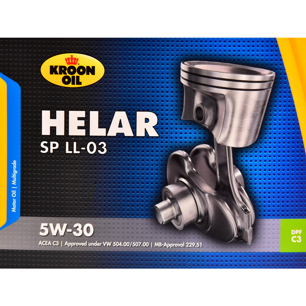 Моторное масло Kroon Oil Helar SP LL-03 5W-30 для Hummer H3 4 л на Hummer H3