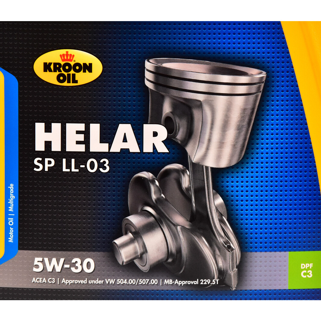 Моторна олива Kroon Oil Helar SP LL-03 5W-30 для Subaru Tribeca 5 л на Subaru Tribeca