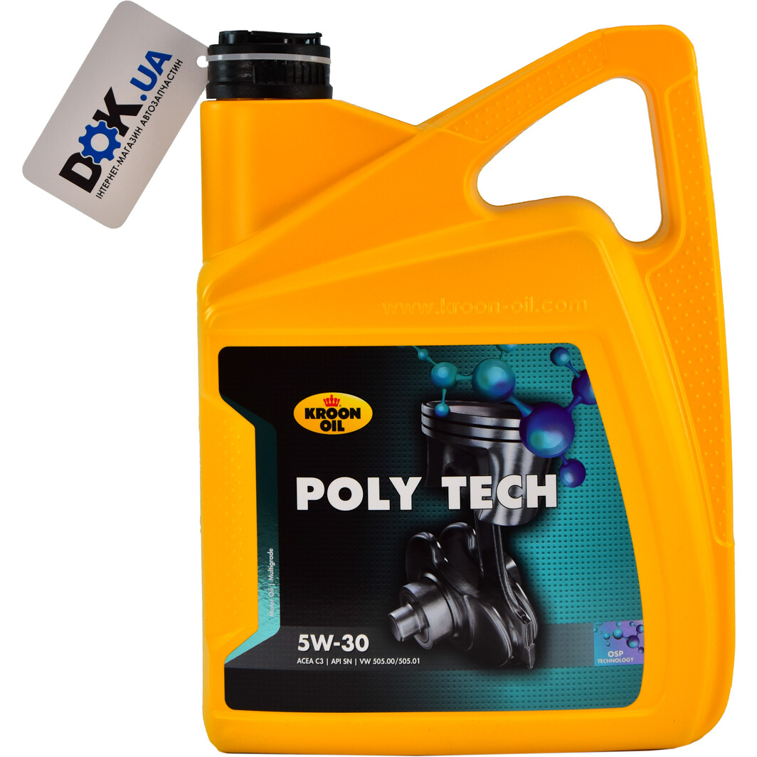 Моторна олива Kroon Oil Poly Tech 5W-30 5 л на Peugeot 4007