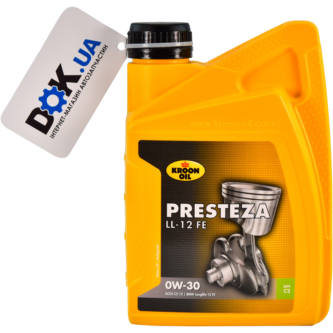 Моторна олива Kroon Oil Presteza LL-12 FE 0W-30 1 л на Chevrolet Matiz