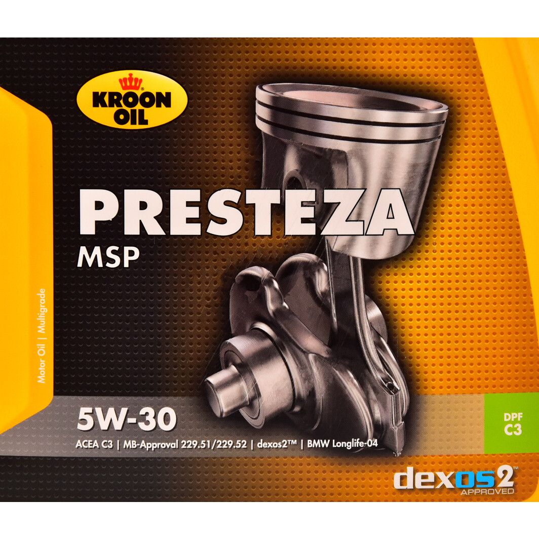 Моторное масло Kroon Oil Presteza MSP 5W-30 5 л на Citroen Xsara