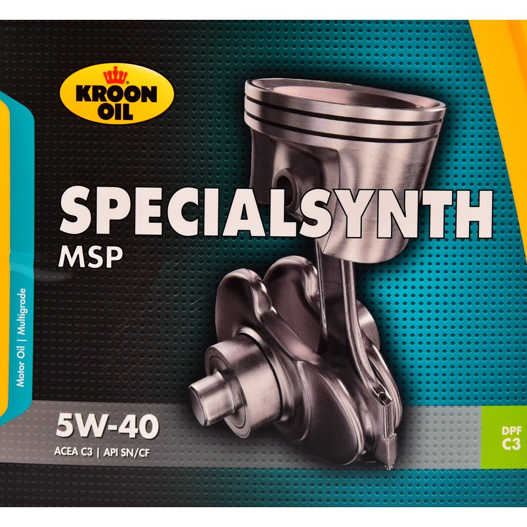 Моторна олива Kroon Oil Specialsynth MSP 5W-40 для Citroen ZX 5 л на Citroen ZX