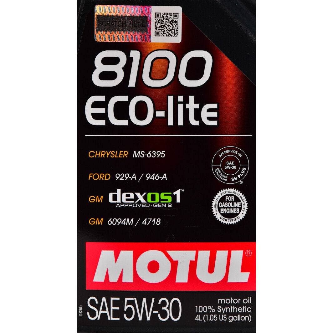 Моторное масло Motul 8100 Eco-Lite 5W-30 4 л на Hyundai i30