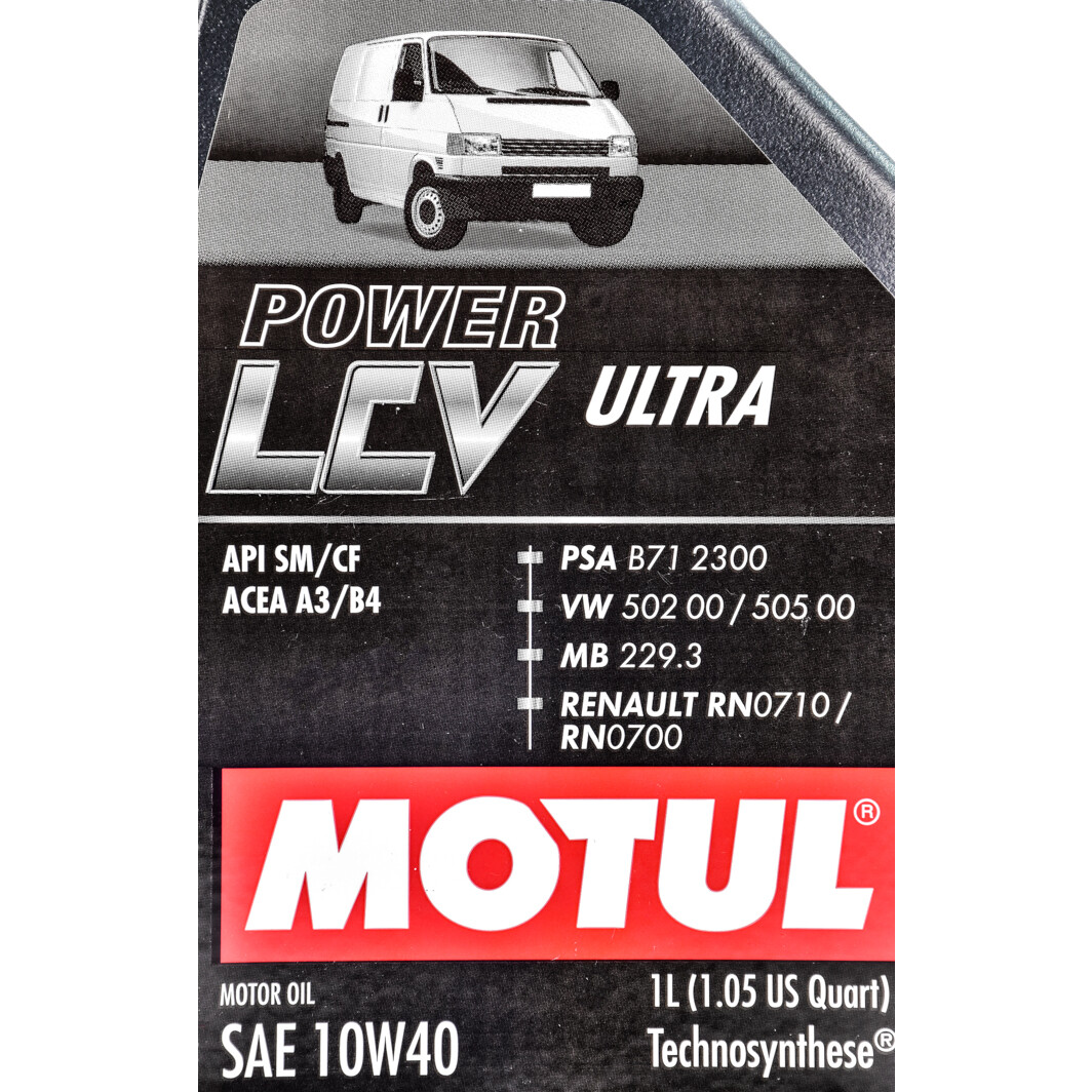 Моторное масло Motul Power LCV Ultra 10W-40 1 л на Suzuki XL7