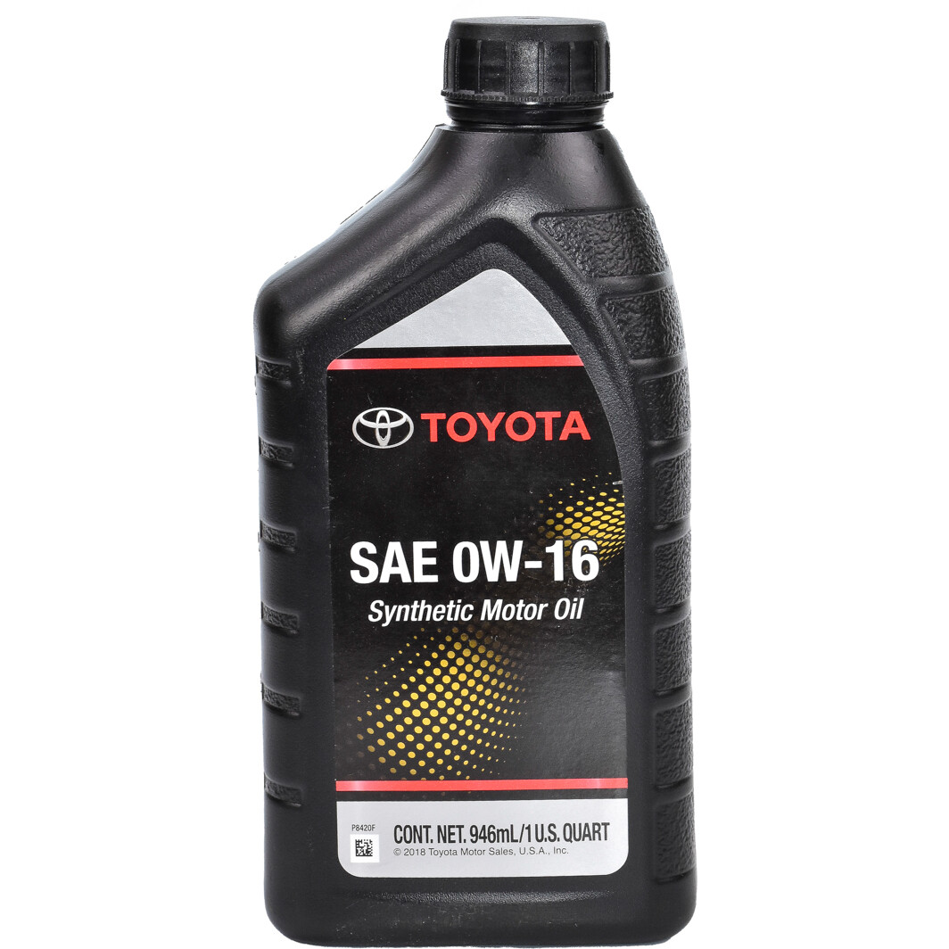 Моторное масло Toyota Motor Oil 0W-16