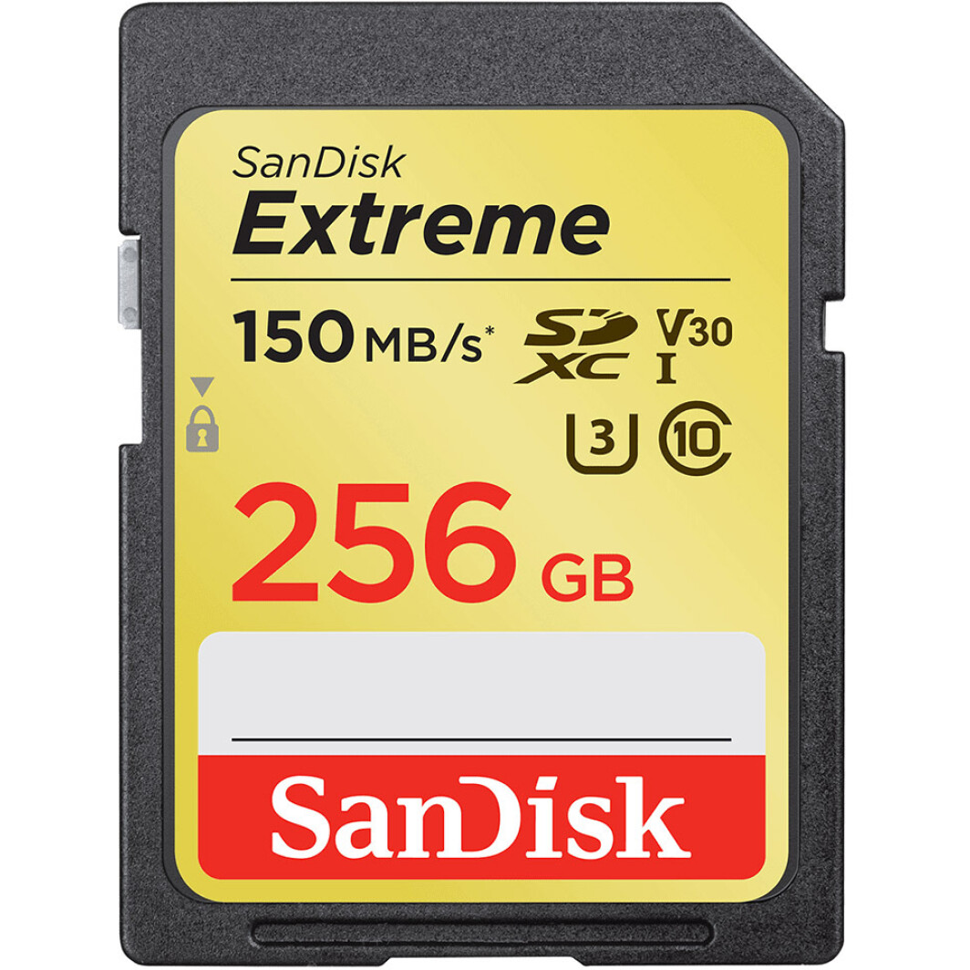 Карта пам’яті SanDisk Extreme SDXC 256 ГБ