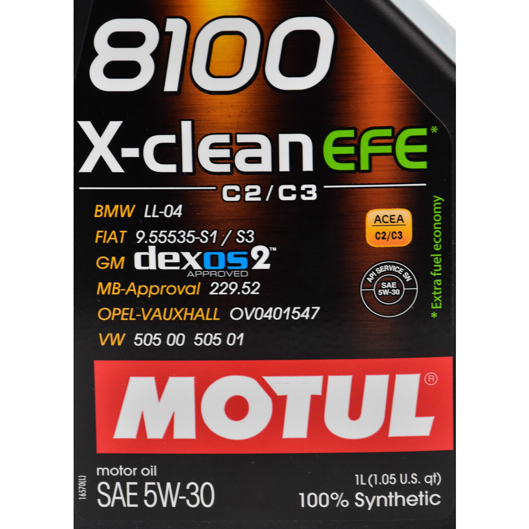 Моторное масло Motul 8100 X-Clean EFE 5W-30 1 л на Hyundai Equus