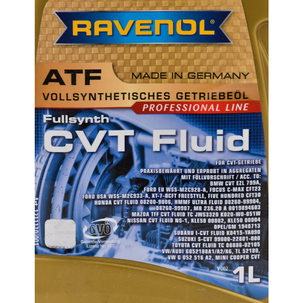 Ravenol CVT Fluid трансмісійна олива