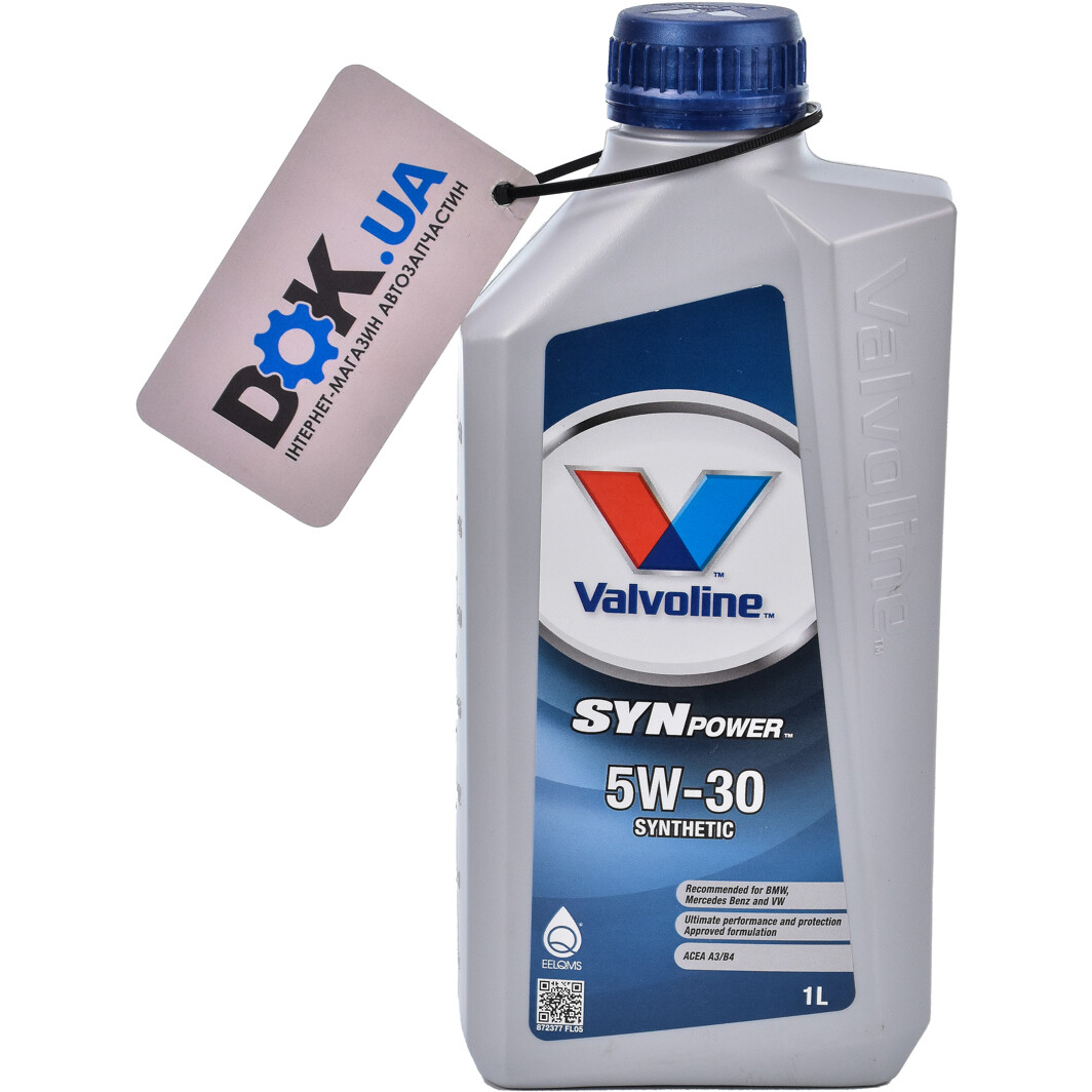 Моторна олива Valvoline SynPower 5W-30 1 л на Opel Speedster