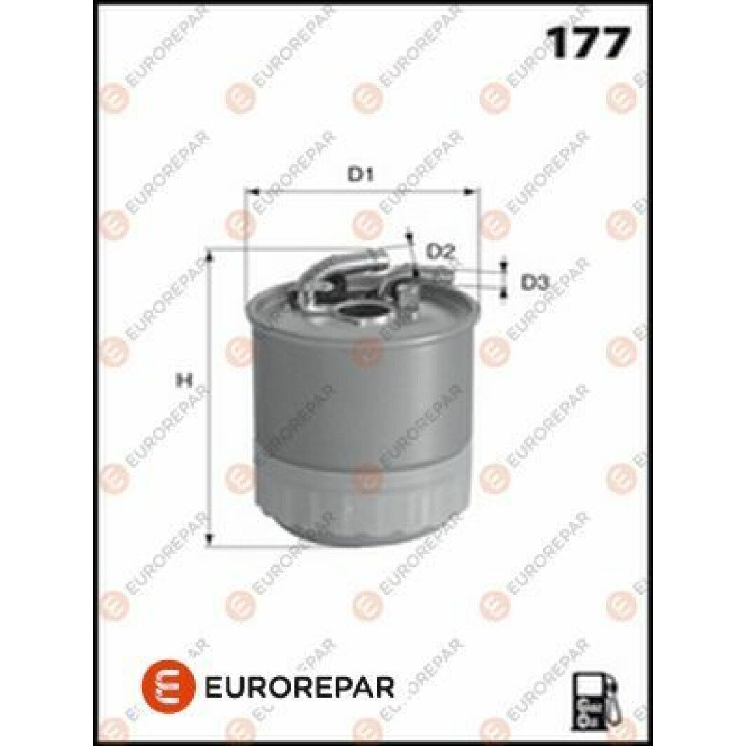 Паливний фільтр Eurorepar 1643630380