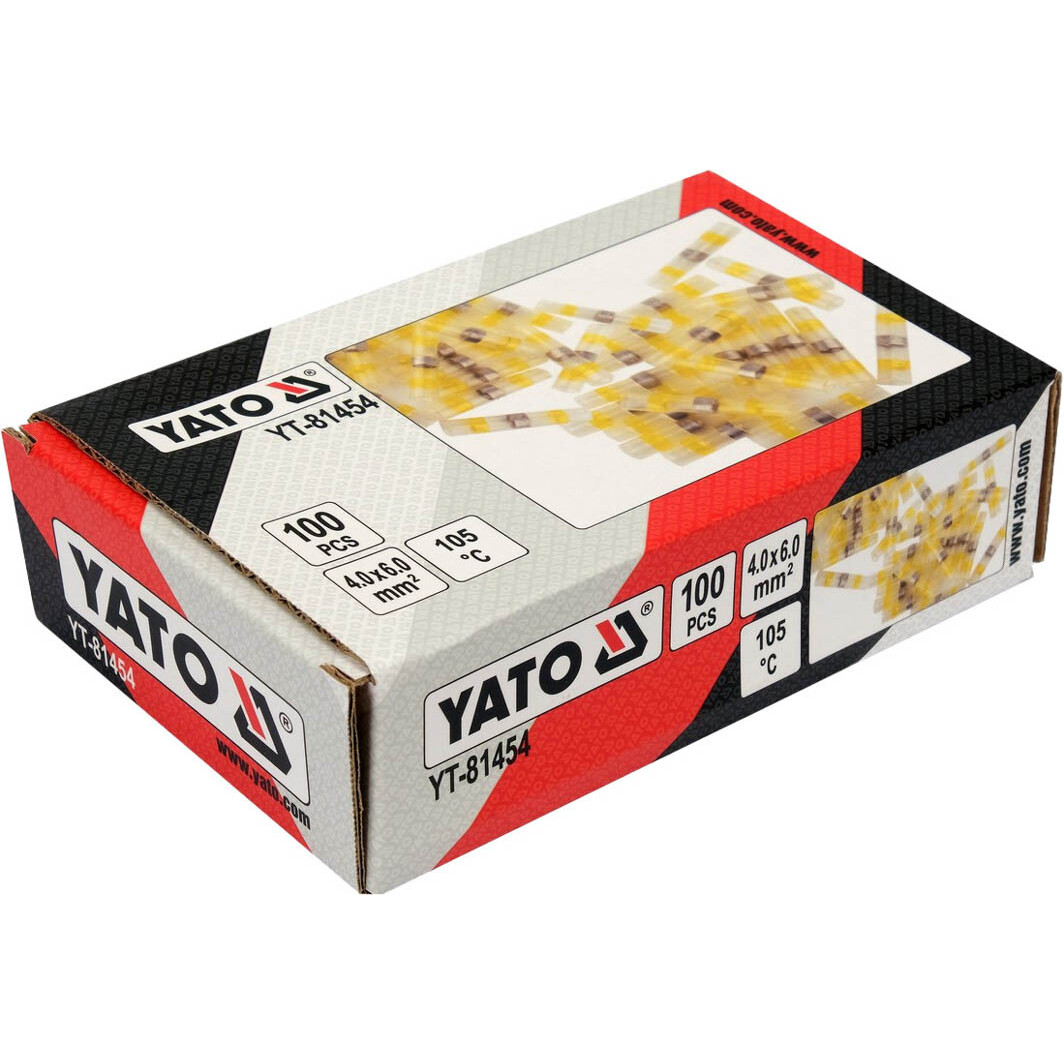 Набір термоусадок із лютою Yato YT-81454 100 шт