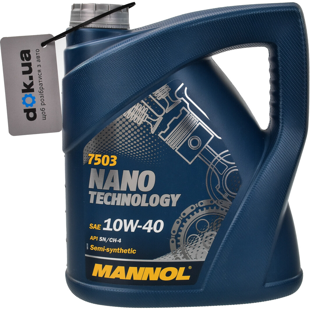 Моторное масло Mannol Nano Technology 10W-40 4 л на Mitsubishi L200