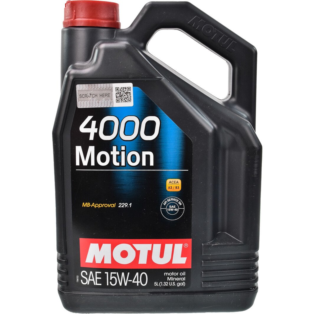 Моторна олива Motul 4000 Motion 15W-40 для Hyundai i40 5 л на Hyundai i40