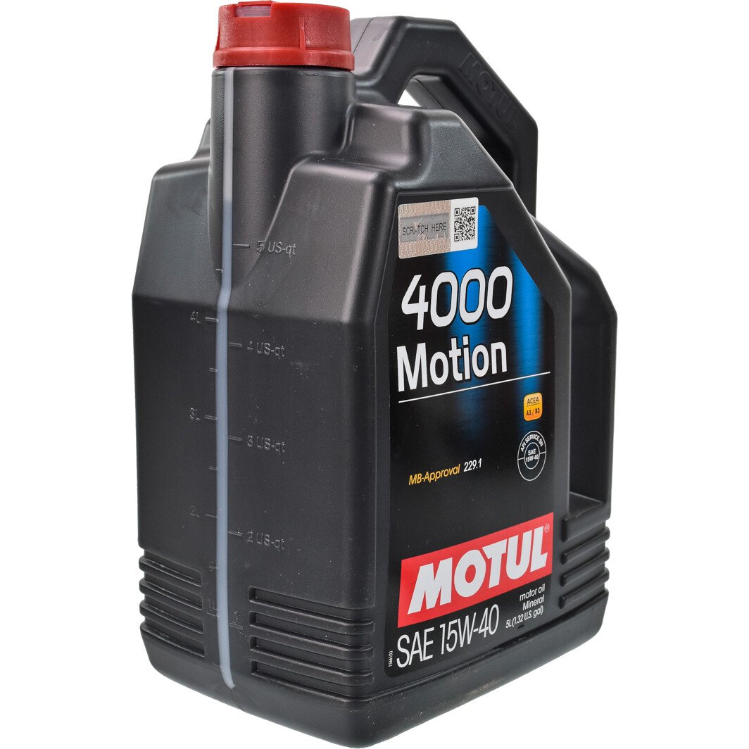 Моторна олива Motul 4000 Motion 15W-40 5 л на Chevrolet Evanda